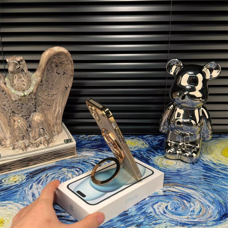 Phone Case Manufacturer - OEM/ODM Luxury Plating Heat Dissipation Mesh Grid