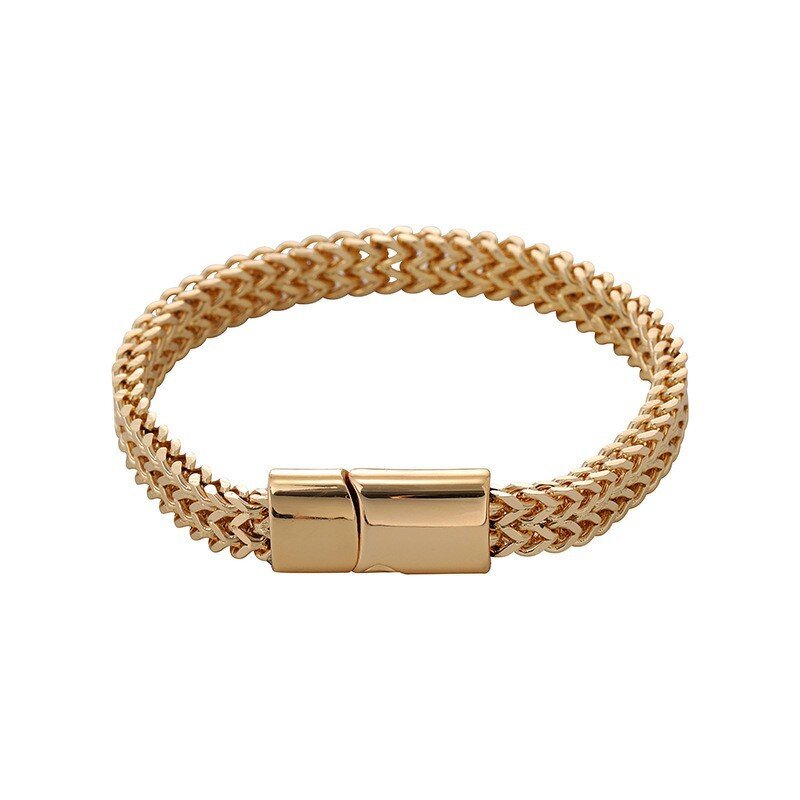 Rose Gold Bangle Bracelet Supplier - 18k Plated Stainless Steel Love Alloy Material