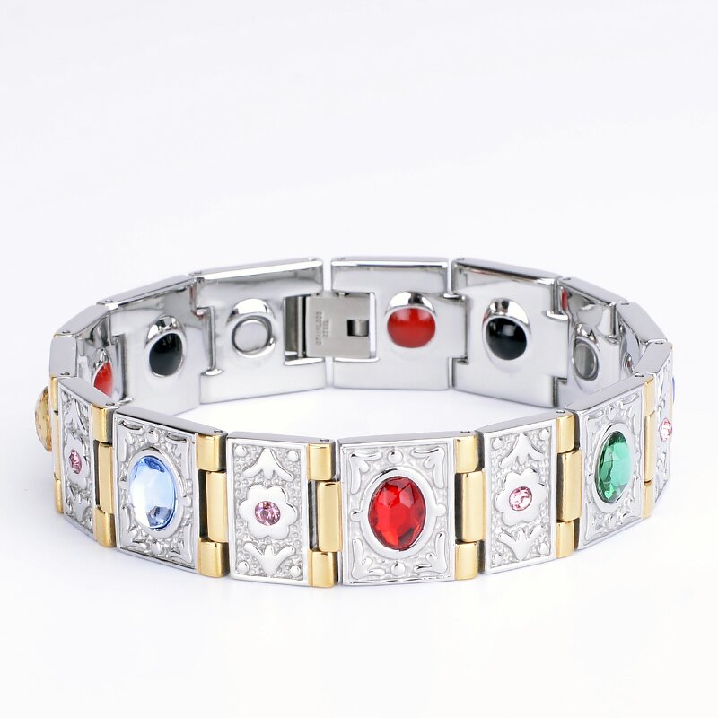 Titanium Steel Energy Bangle Supplier - 2025 Popular Ladies Adjustable Anti-fatigue