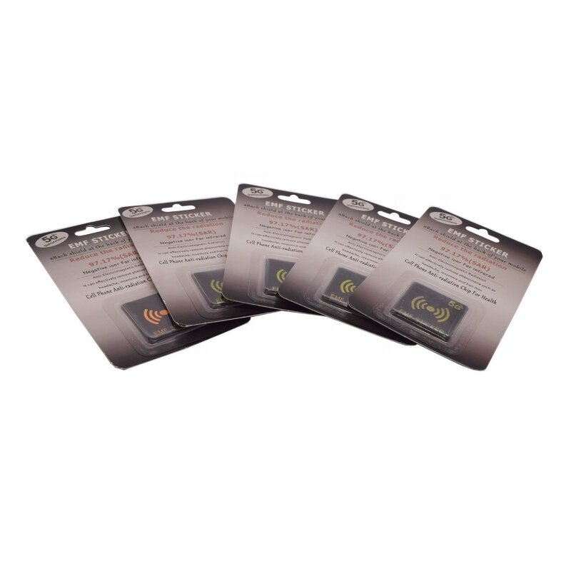 Quantum Shield Anti-Radiation Sticker Supplier - Rectangle Black Waterproof Mobile