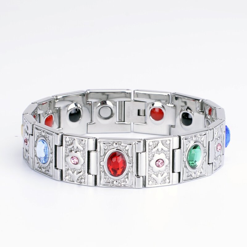 Titanium Steel Energy Bangle Supplier - 2025 Popular Ladies Adjustable Anti-fatigue