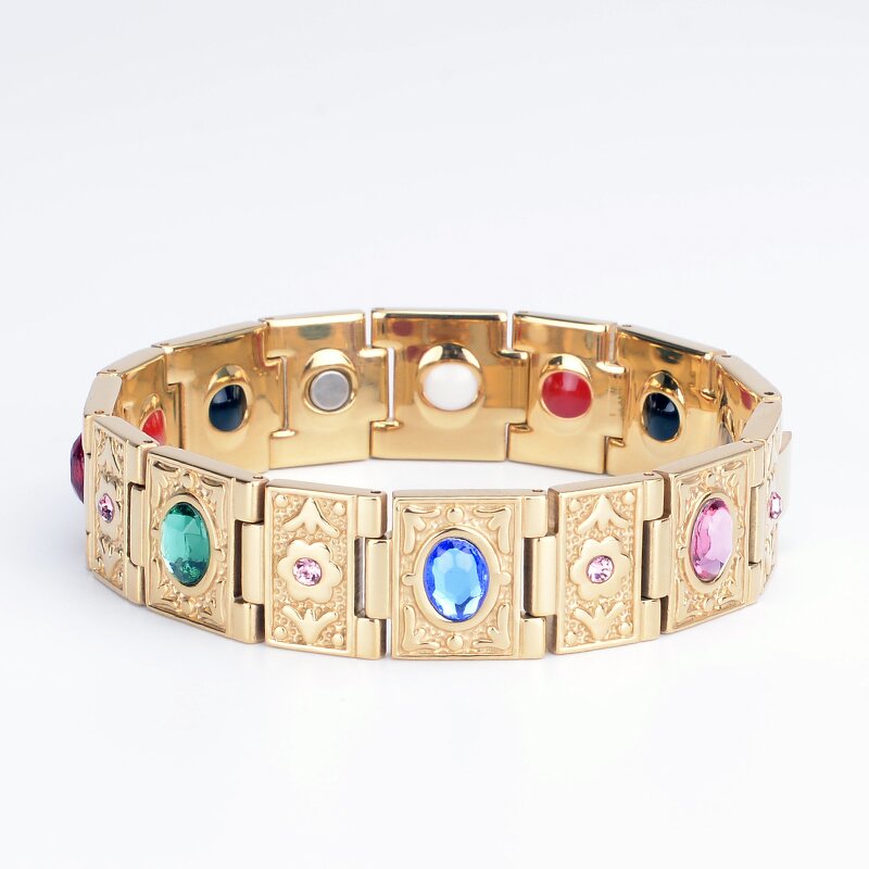 Titanium Steel Energy Bangle Supplier - 2025 Popular Ladies Adjustable Anti-fatigue