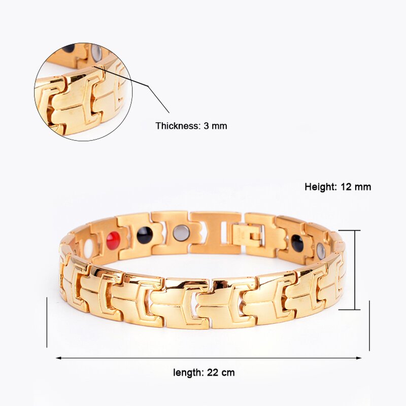 Men's Genuine Bracelet Factory - Engravable Logo Stainless Steel Kinetic Energy