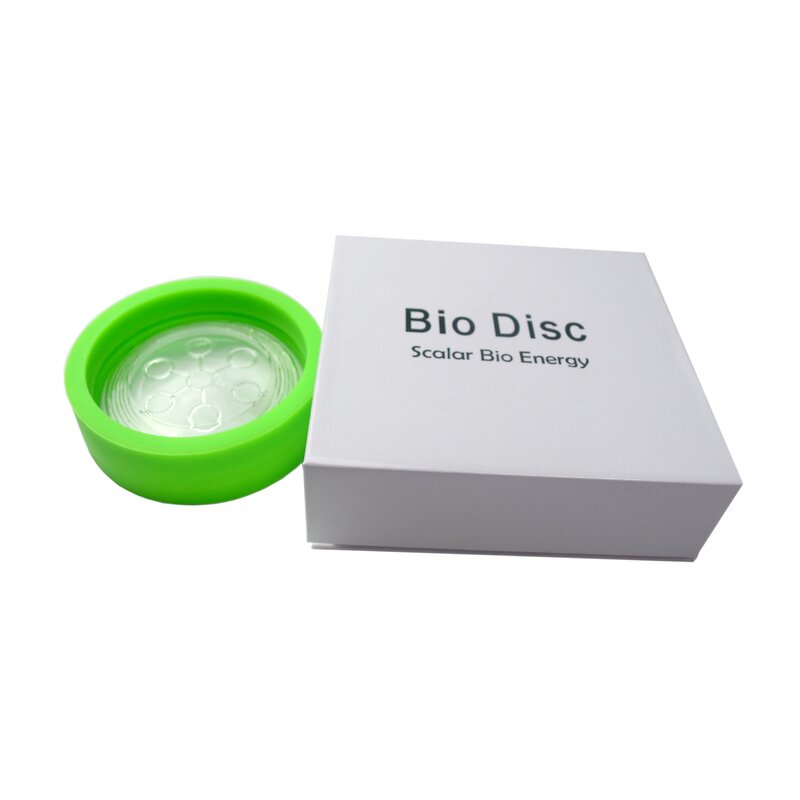 Clear Glass Bio Disc Supplier - Round Colorful Scalar Negative Ion for Water Health