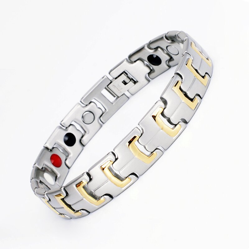 Men's Genuine Bracelet Factory - Engravable Logo Stainless Steel Kinetic Energy