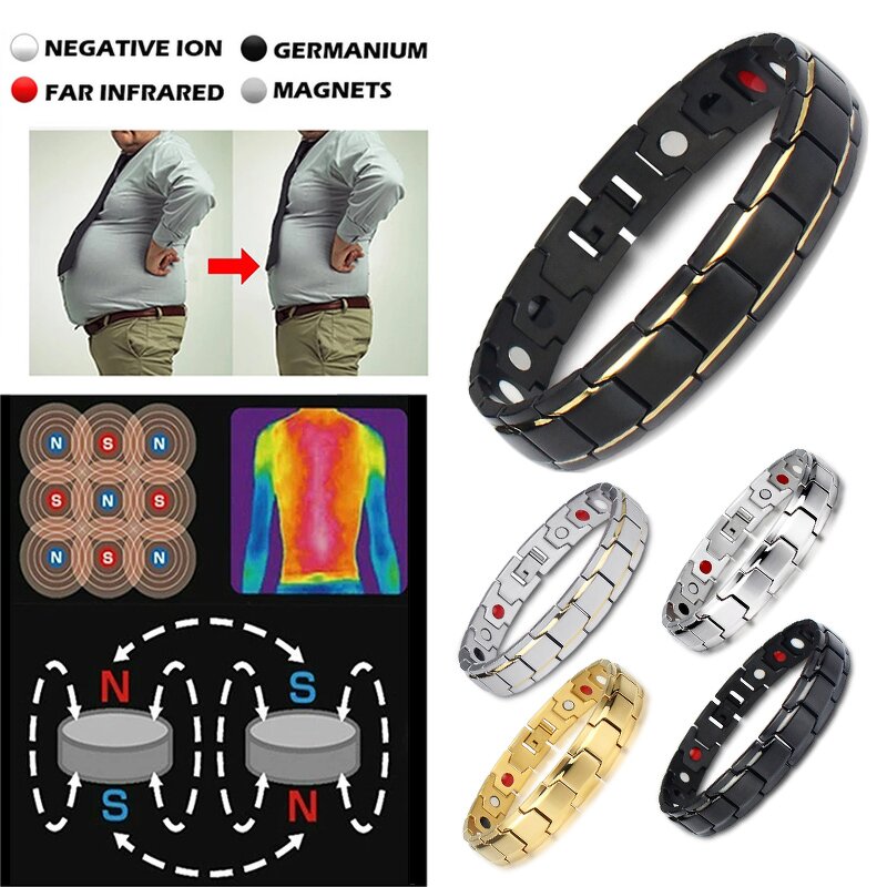 Energy Titanium Bracelet Manufacturer - Germanium Negative Ion Balance Quantum