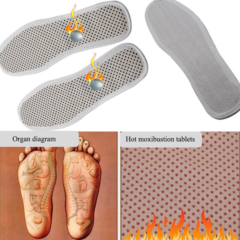 Tourmaline Magnetic Self-Heating Insole Factory - Men Women's Healthcare Supply Acupressure