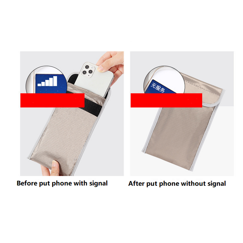 Anti-Signal Blocking Faraday Bag Factory - ID Card Phone Pouch Security Shield