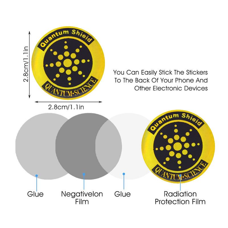 EMF Protection Neutralizers Factory - Quantum Shield Blocker 5g Anti-radiation Stickers
