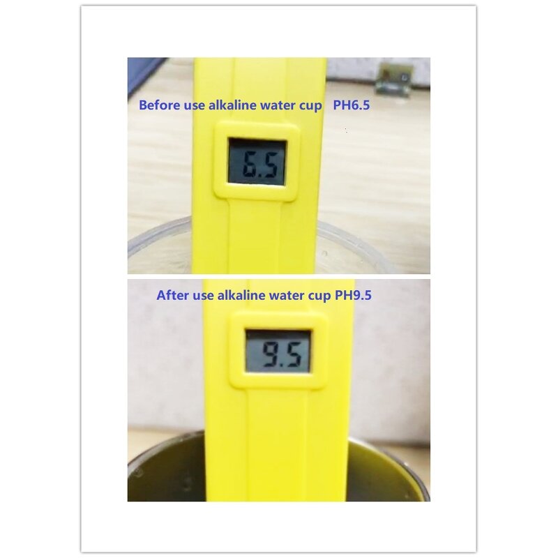 Stainless Steel Alkaline Water Cup Factory - High Quality ph Bottle Ionizer Hydrogen