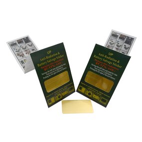 Gold Mobile Phone Sticker Supplier - Customized Negative Ions Anti-Radiation Chip