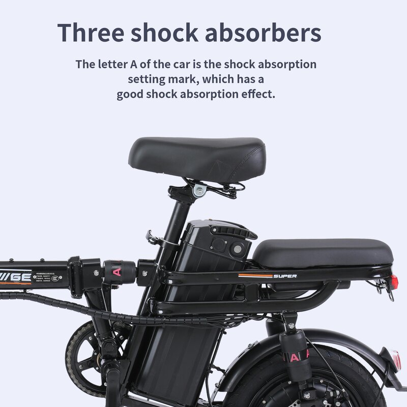 Folding Electric Bike Manufacturer - OEM/ODM Hot Sale Two Seat Portable