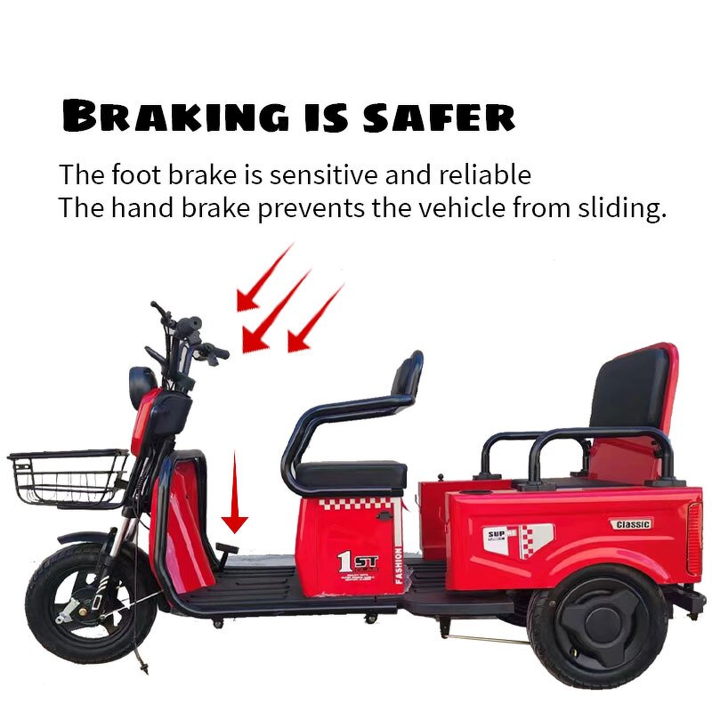 Electric Tricycle Manufacturer - OEM/ODM Electric City 600W High Power