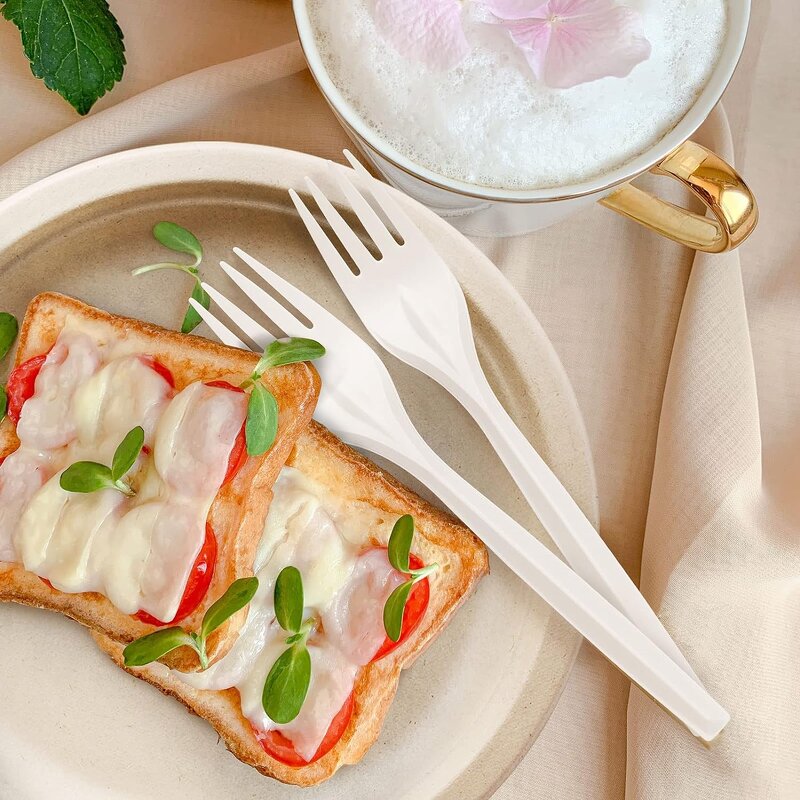 Disposable Fork Supplier - High Quality 17cm Factory-Supplied Cornstarch Cutlery