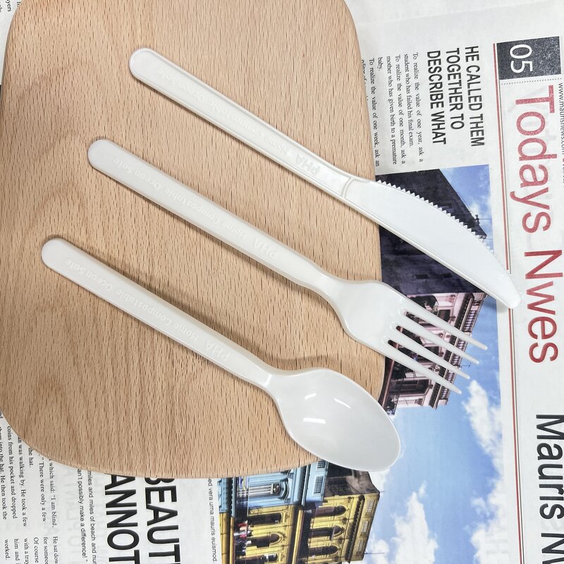 PHA Cutlery Set Manufacturer - Ocean Sea Eco-Friendly Biodegradable Spoon Fork Knife