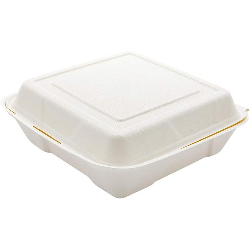 Bagasse Lunch Box Supplier - Wholesale Food Grade Biodegradable Clamshell