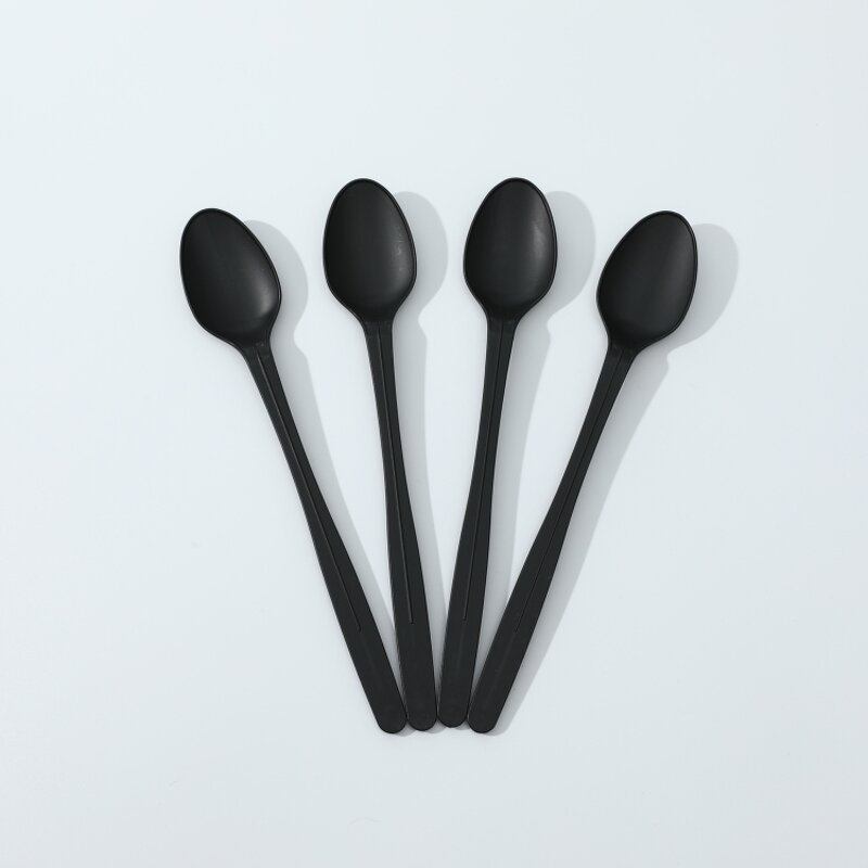 CPLA Cutlery Supplier - 100% Compostable Long Handle Salad Spoon