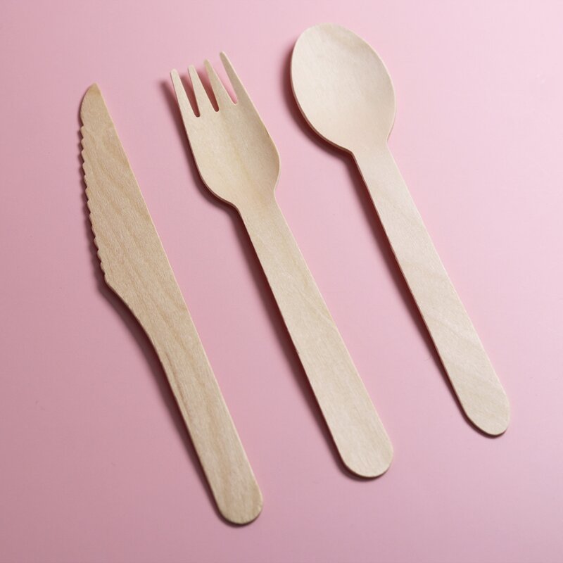 Birch Wood Cutlery Sets Manufacturer - Wholesale Custom 160MM Biodegradable OEM