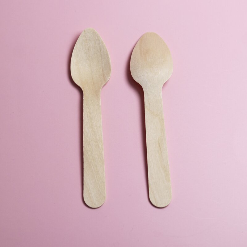 Mini Wooden Spoons Factory - Eco-Friendly Biodegradable for Ice Cream Serving