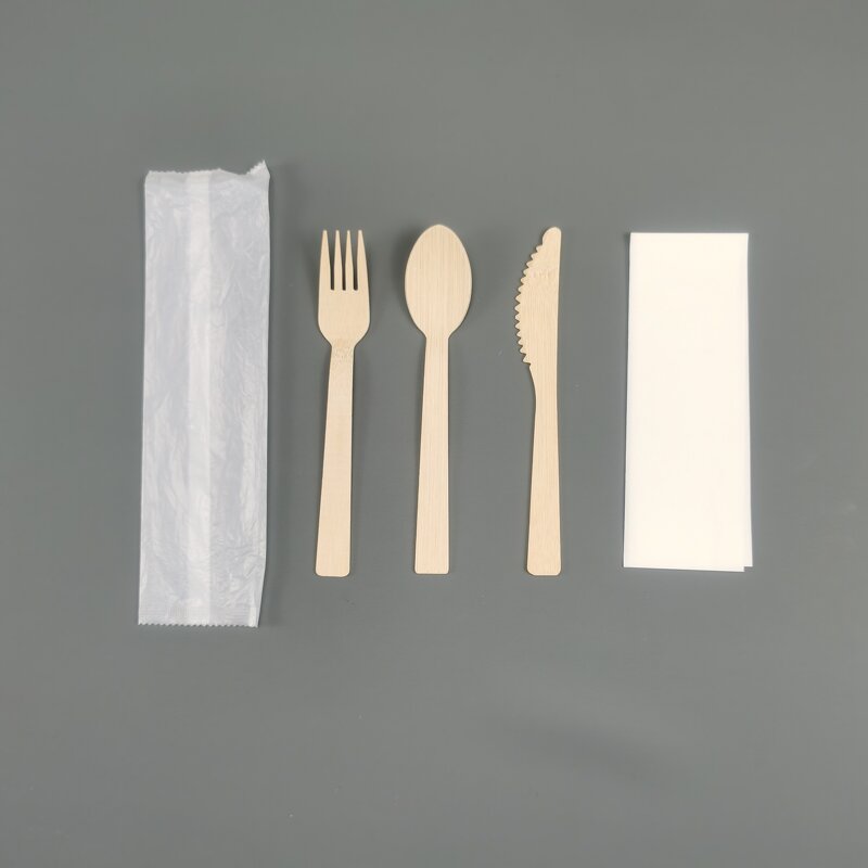 Bamboo Cutlery Set Factory - Factory Directly Price Compostable Food Grade