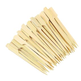 Bamboo Skewers Supplier - Natural for Open Fire Pit Grill Barbecue Hot Dog
