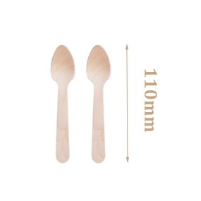 Mini Wooden Spoons Factory - Eco-Friendly Biodegradable for Ice Cream Serving