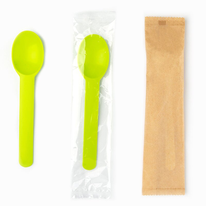 Mini Frozen Yogurt Spoon Supplier - Colorful Disposable PSM Food Grade Small Round