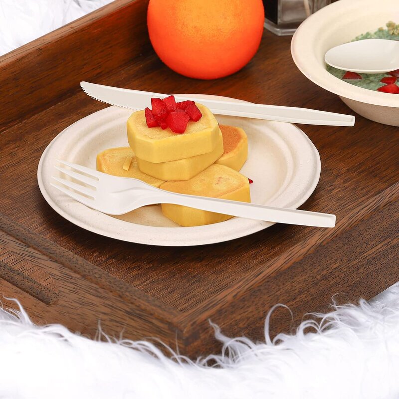 Disposable Fork Supplier - High Quality 17cm Factory-Supplied Cornstarch Cutlery