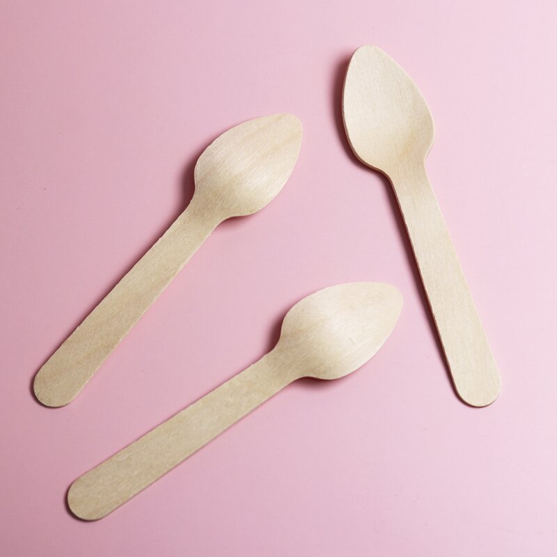Mini Wooden Spoons Factory - Eco-Friendly Biodegradable for Ice Cream Serving
