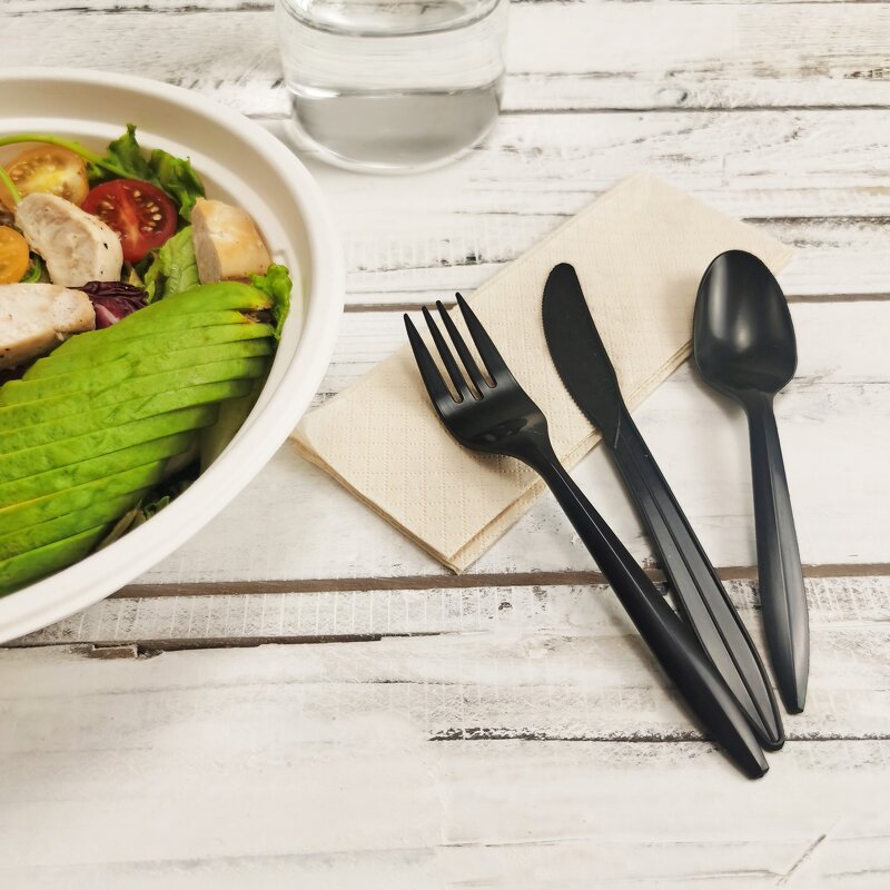 Cornstarch PSM Cutlery Set Factory - Biodegradable Individually Packaged Compostable