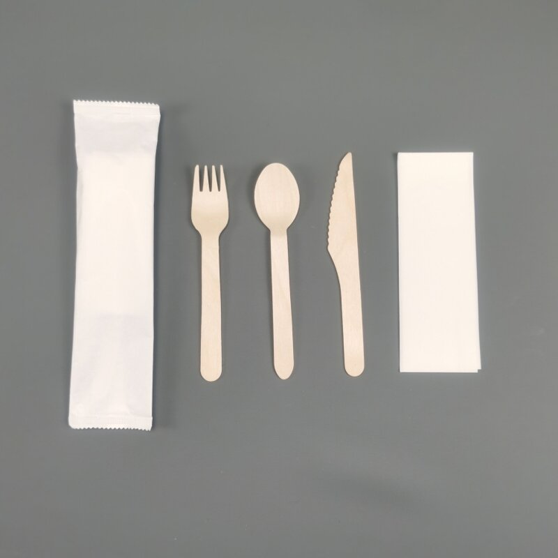 Wooden Fork Spoon Set Manufacturer - Custom Eco-friendly Biodegradable for Takeaway