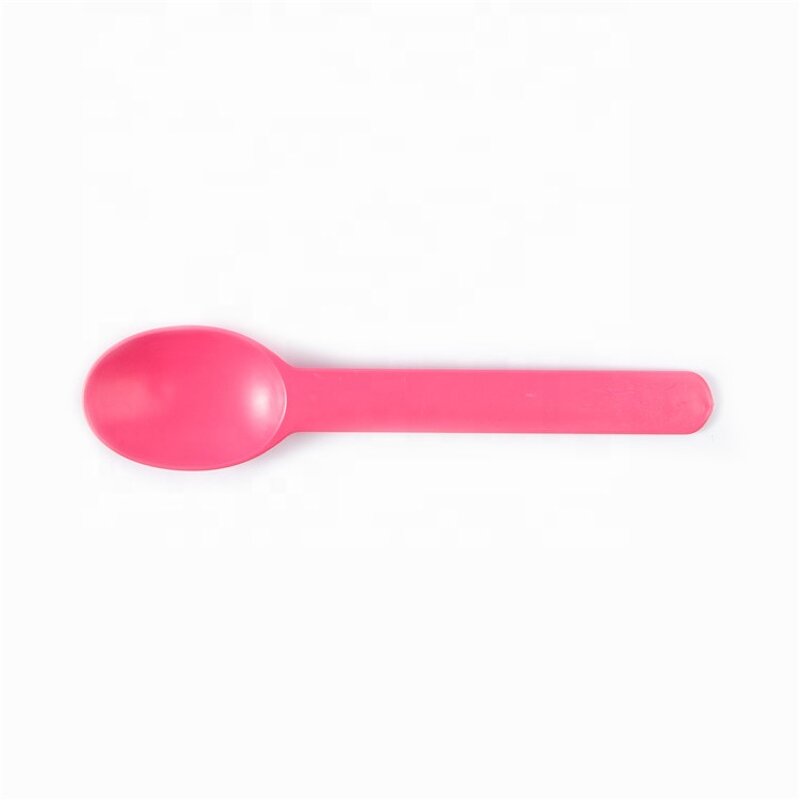 Mini Frozen Yogurt Spoon Supplier - Colorful Disposable PSM Food Grade Small Round