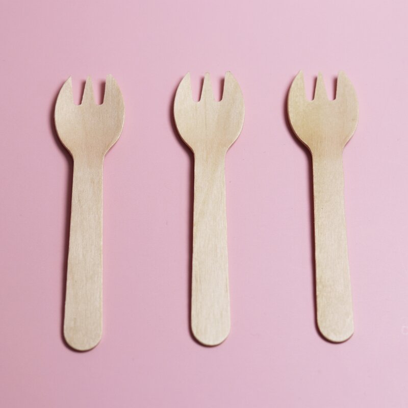 Christmas Wooden Spork Supplier - Dessert Cutlery for Restaurant Catering Party