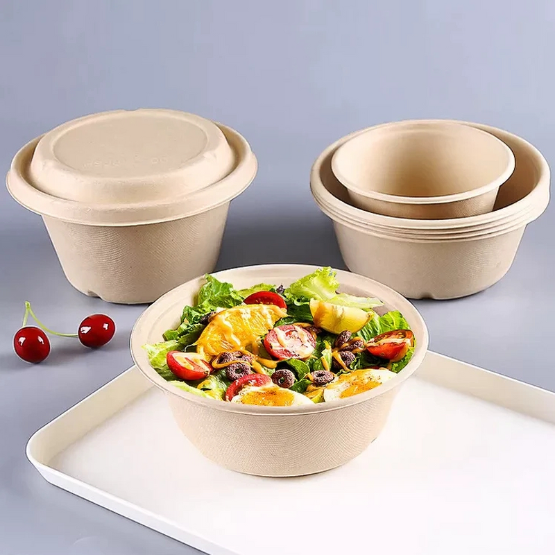 Bagasse Paper Bowl Factory - Compostable Eco Friendly Soup Bowl Meal Prep