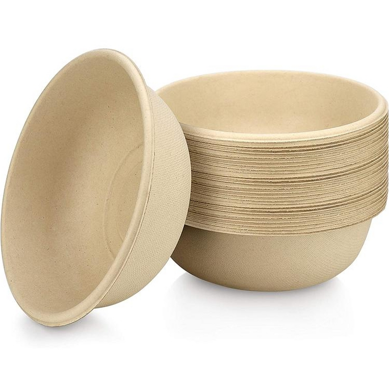 Bagasse Paper Bowl Factory - Compostable Eco Friendly Soup Bowl Meal Prep