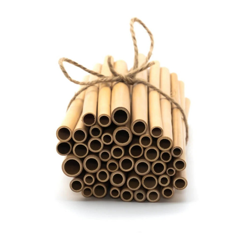 Bamboo Straight Straw Supplier - Eco-Friendly 20cm Nature Reusable 100% Biodegradable