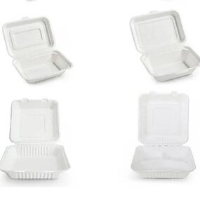 Bagasse Lunch Box Supplier - Wholesale Food Grade Biodegradable Clamshell