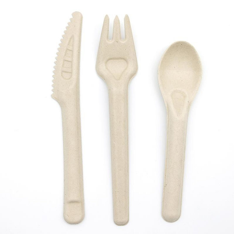 Bagasse Fiber Cutlery Factory - Degradable Natural Biological Compostable Fork