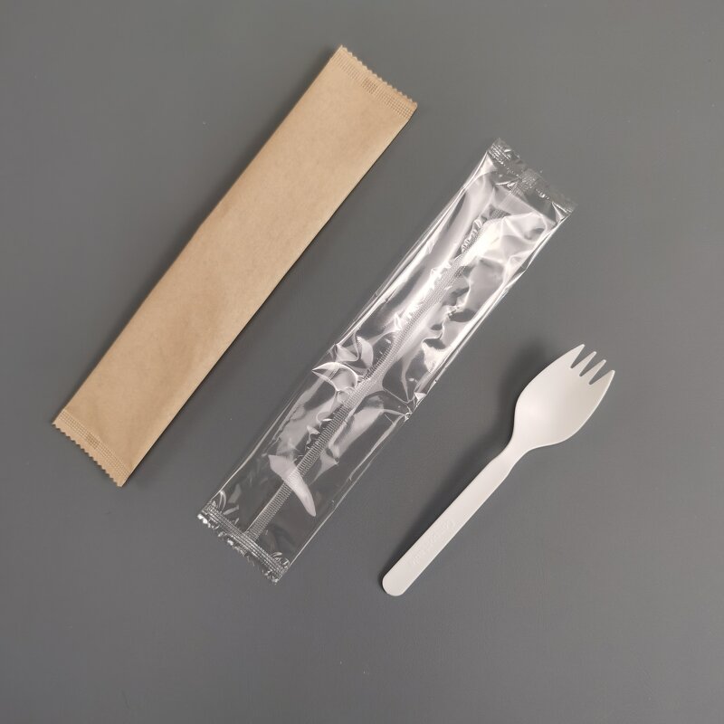 CPLA Spork Manufacturer - 6" Biodegradable Disposable Cutlery Factory Direct