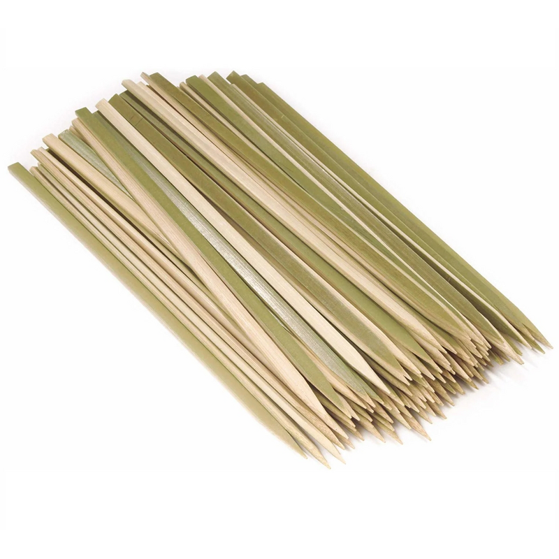 Bamboo Barbecue Skewers Factory - Eco-Friendly Natural Flat Disposable Long Handle