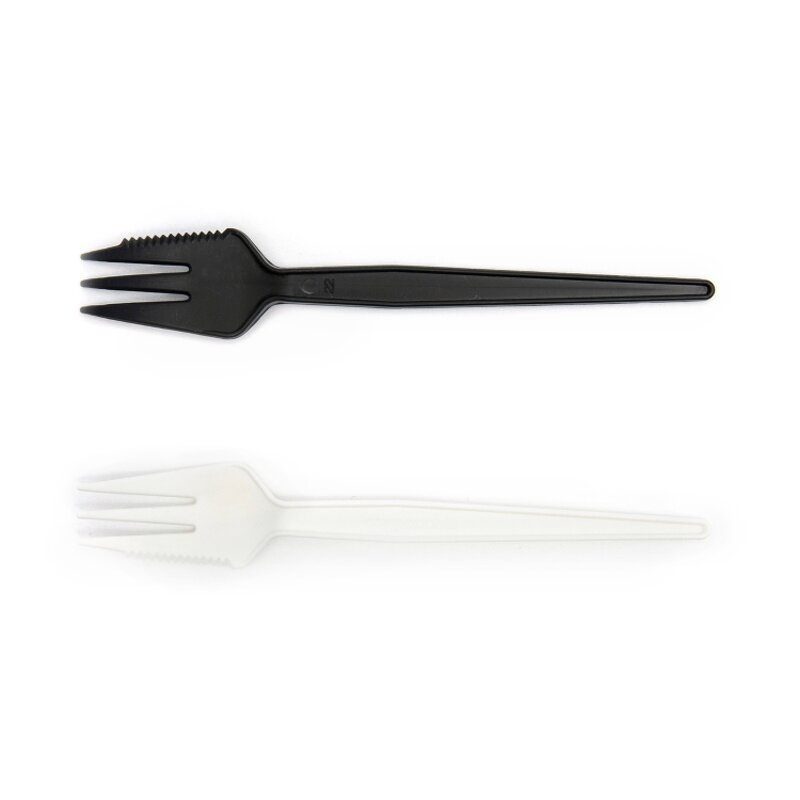 PLA Tableware Supplier - High Temperature Resistant Serrated Fork for Kids Party