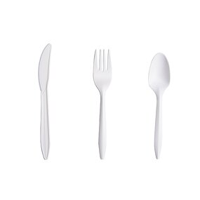 Cornstarch Cutlery Set Supplier - Bulk Box Spoon Fork Knife Biodegradable PSM