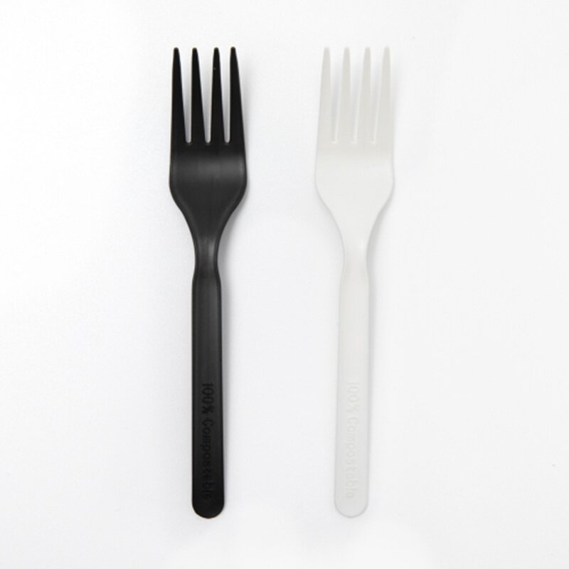 CPLA Tableware Factory - 6" High Temperature Eco-Friendly Spoon Fork Knife Kit