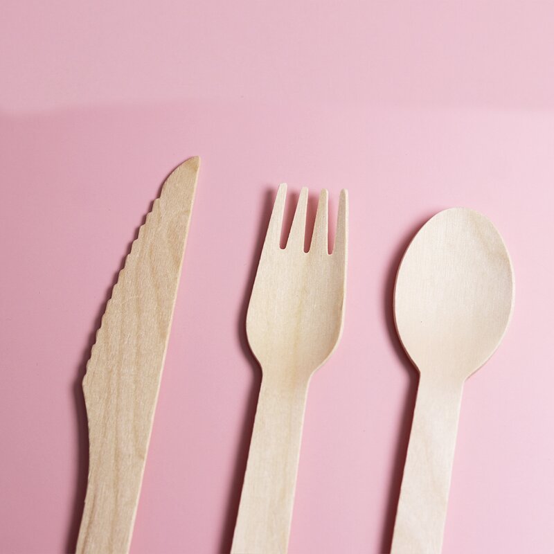 Birch Wood Cutlery Sets Manufacturer - Wholesale Custom 160MM Biodegradable OEM