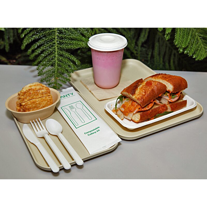 CPLA Cutlery Set Factory - 100% Compostable 7 Inch for Party Airline Tableware