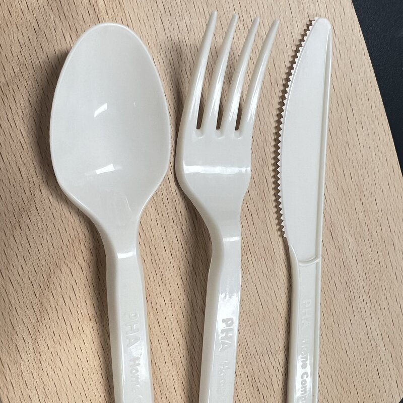 PHA Cutlery Set Manufacturer - Ocean Sea Eco-Friendly Biodegradable Spoon Fork Knife