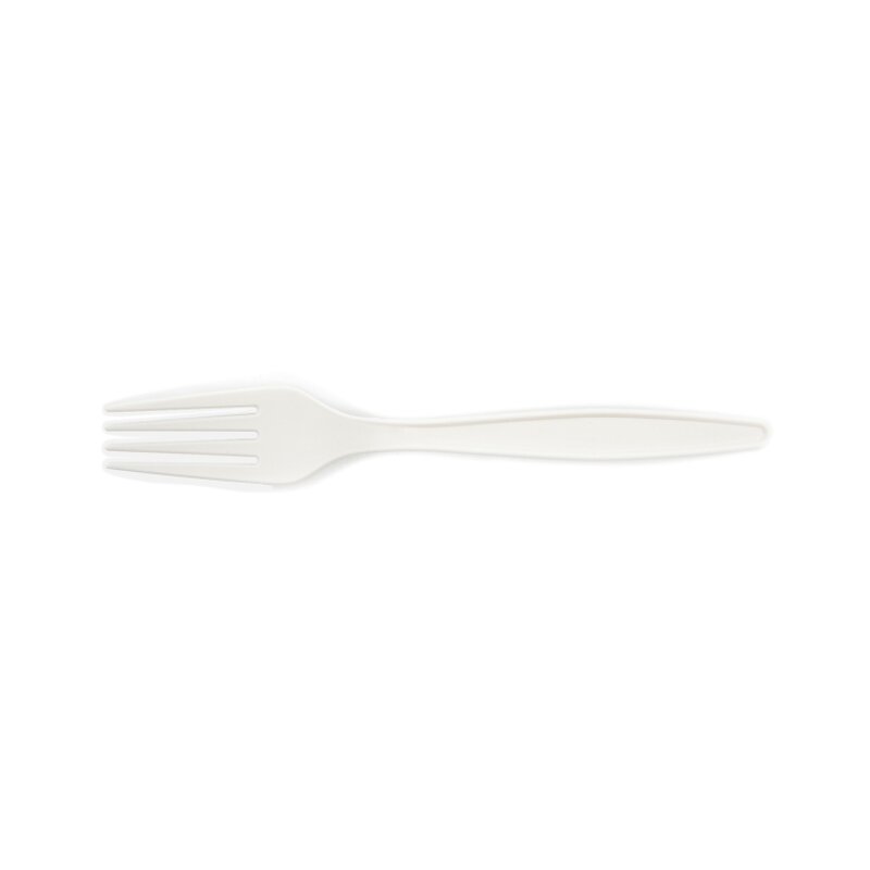 Biodegradable Plastic Cutlery Supplier - Wholesale White Fork and Spoon Set