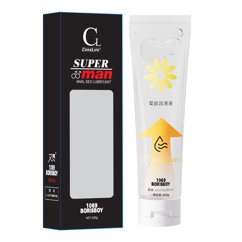 CokeLife ISO9001 Gay Lube 160g Ice Hot Feeling Water Based Sex Lube Gel Long Lasting Anal Sex Relieve Pain Anal Gel for Men