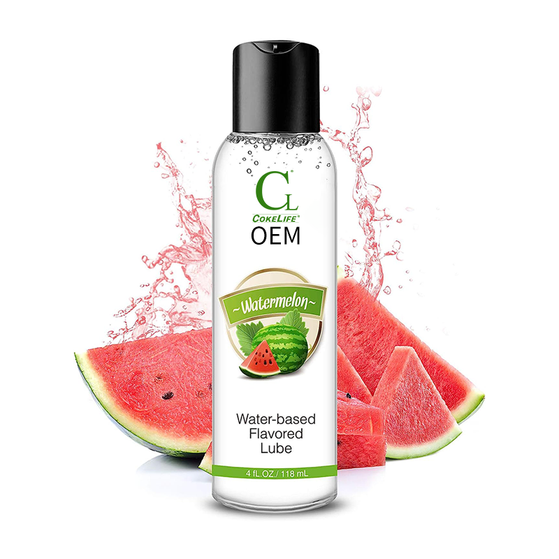 OEM 118ML Edible Oral Sex Lube Oral Sex Gel Blow Job Water Lubricant Strawberry Peach Watermelon Flavor Lube