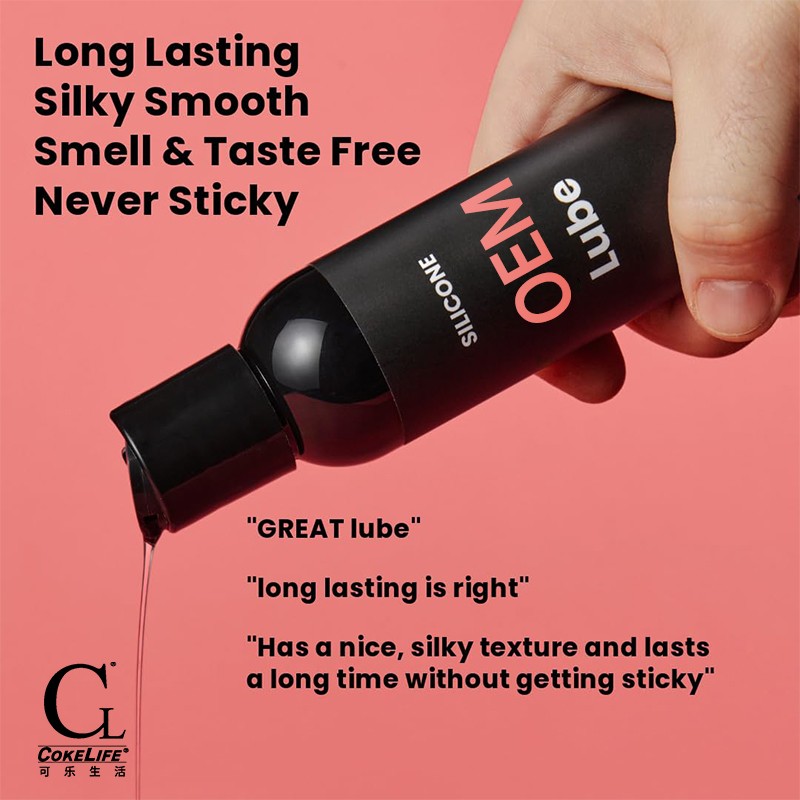 CokeLife OEM 510K Silicone Based Personal Human Body Men Lubricant Vaginal Lubricant Silicone Lube Lubrifiant Sexuel Lube Jelly